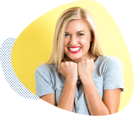 Smiling woman with healthy teeth and gums